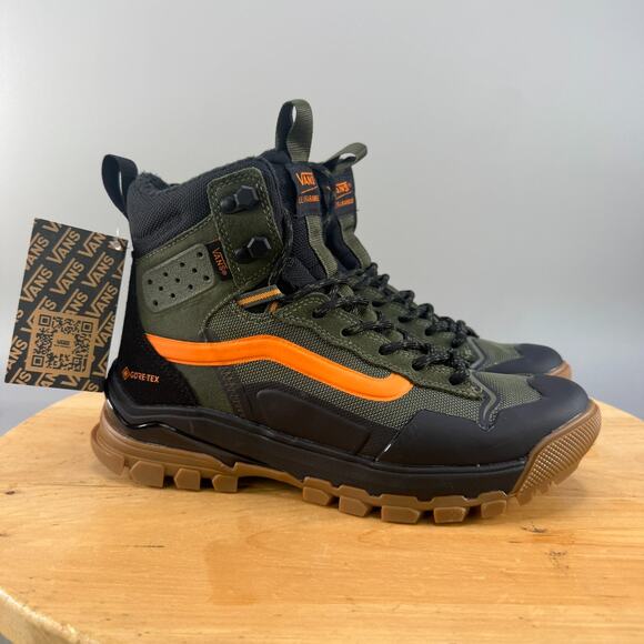 Vans UltraRange EXO Hi Goretex MTE-3 Womens Size 8.5 Olive Hiking Boots GTX NEW - Picture 1 of 8